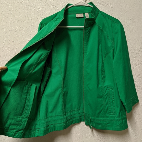 Zenergy by Chico's - Size 2 - 3/4 Sleeve Jacket - Picture 3 of 7